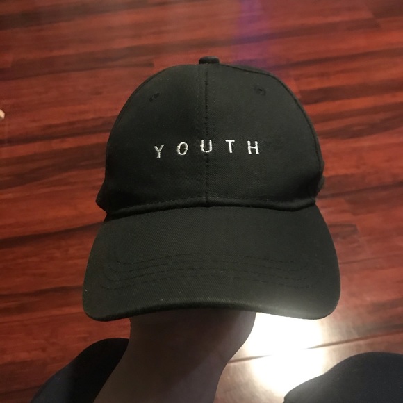 black youth baseball cap